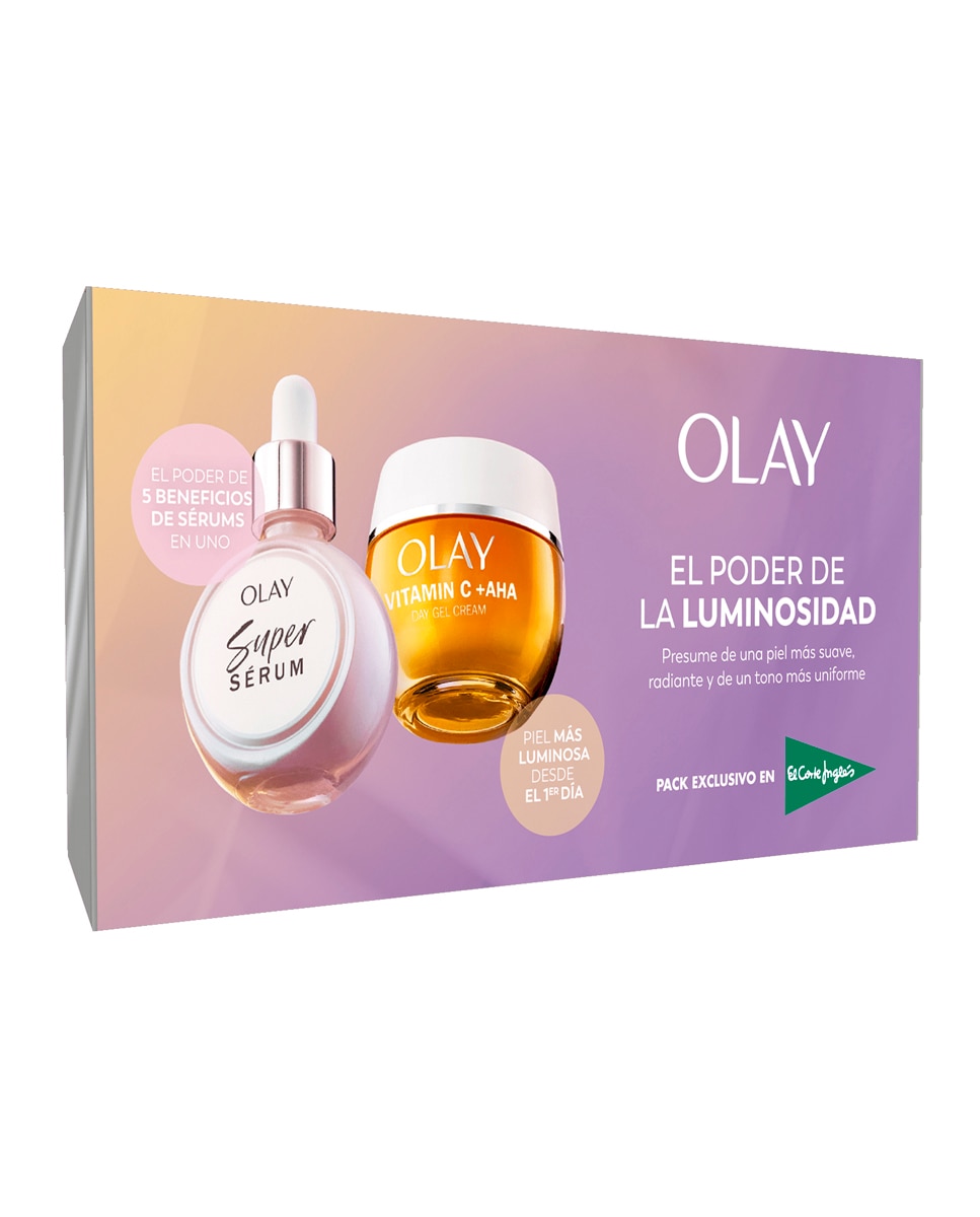 Estuche de regalo Crema Hidratante Vitamin C + AHA 24 y Super Sérum Facial Hidratante Olay - 80 ml 2