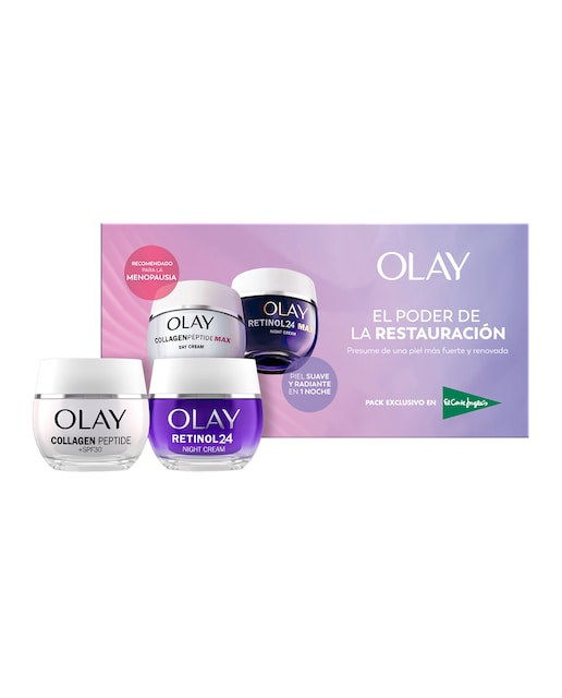 Imagen 0 de Estuche de regaloCrema de Día Hidratante Collagen Peptide MAX y Crema De Noche Retinol 24 MAX Olay
