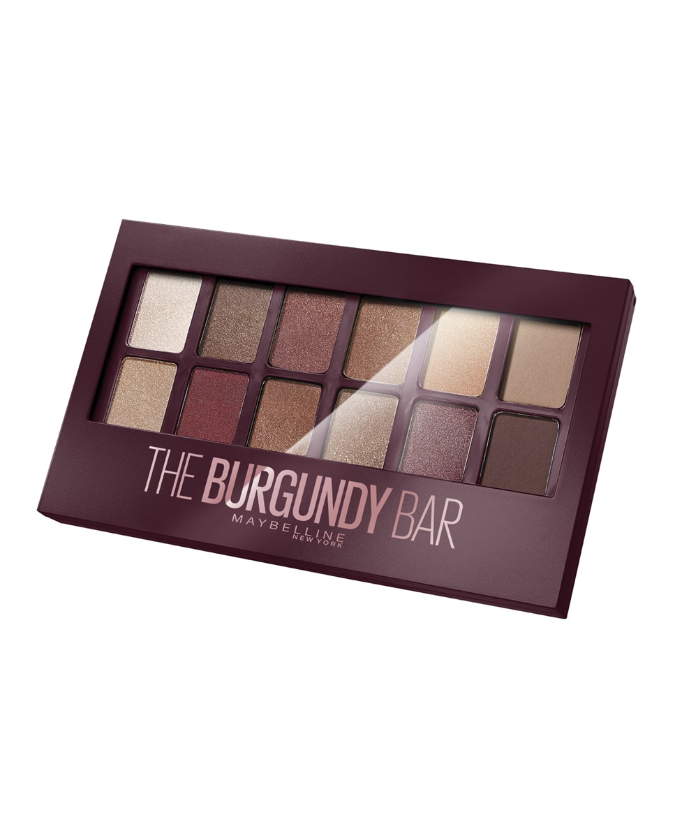 Maybelline - Paleta de sombras The Burgundy Bar Maybelline.