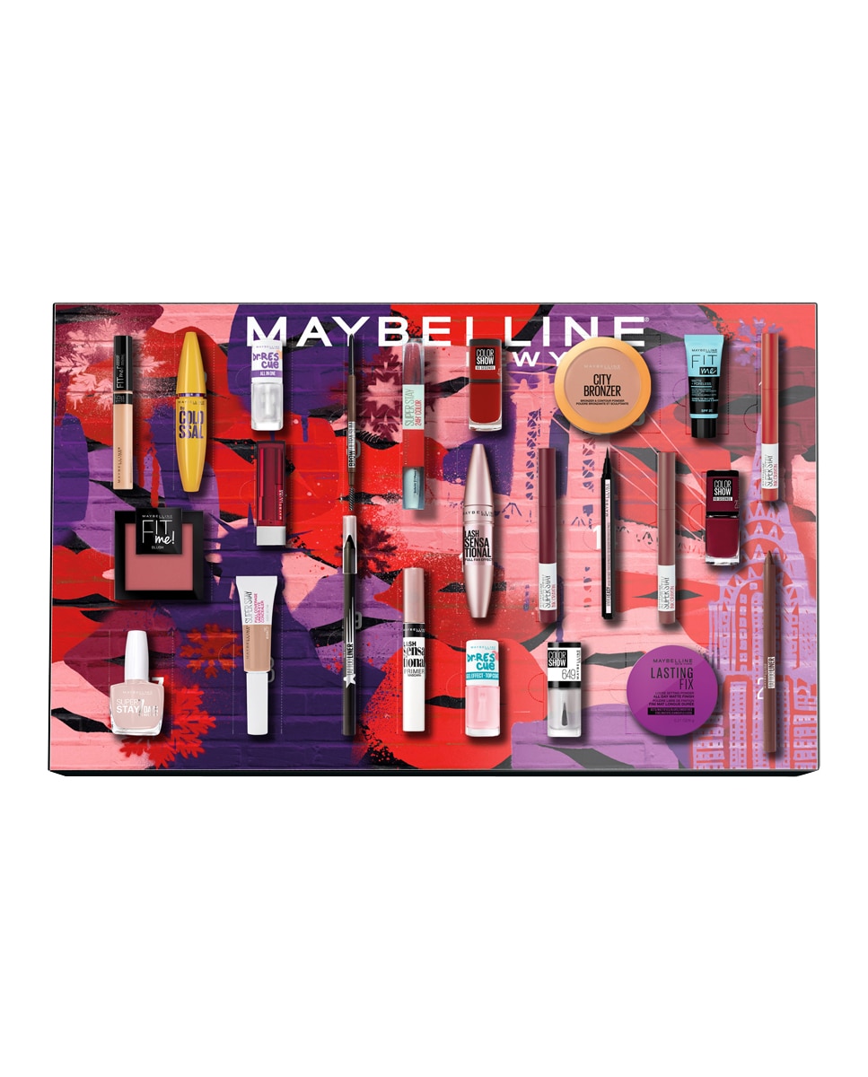 Calendario de adviento 2021 Maybelline 1