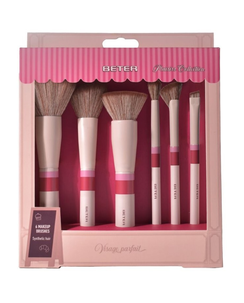 Beter - Kit 6 Brochas De Maquillaje Plaisirs Collection Beter.