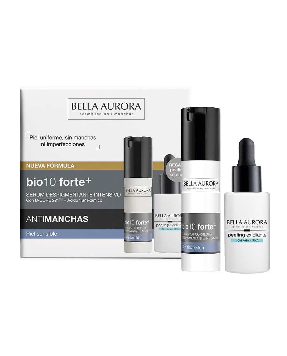 Bella Aurora - Estuche Regalo Sérum Despigmentante Intensivo Piel Sensible Bio 10 Forte+ Bella Aurora.