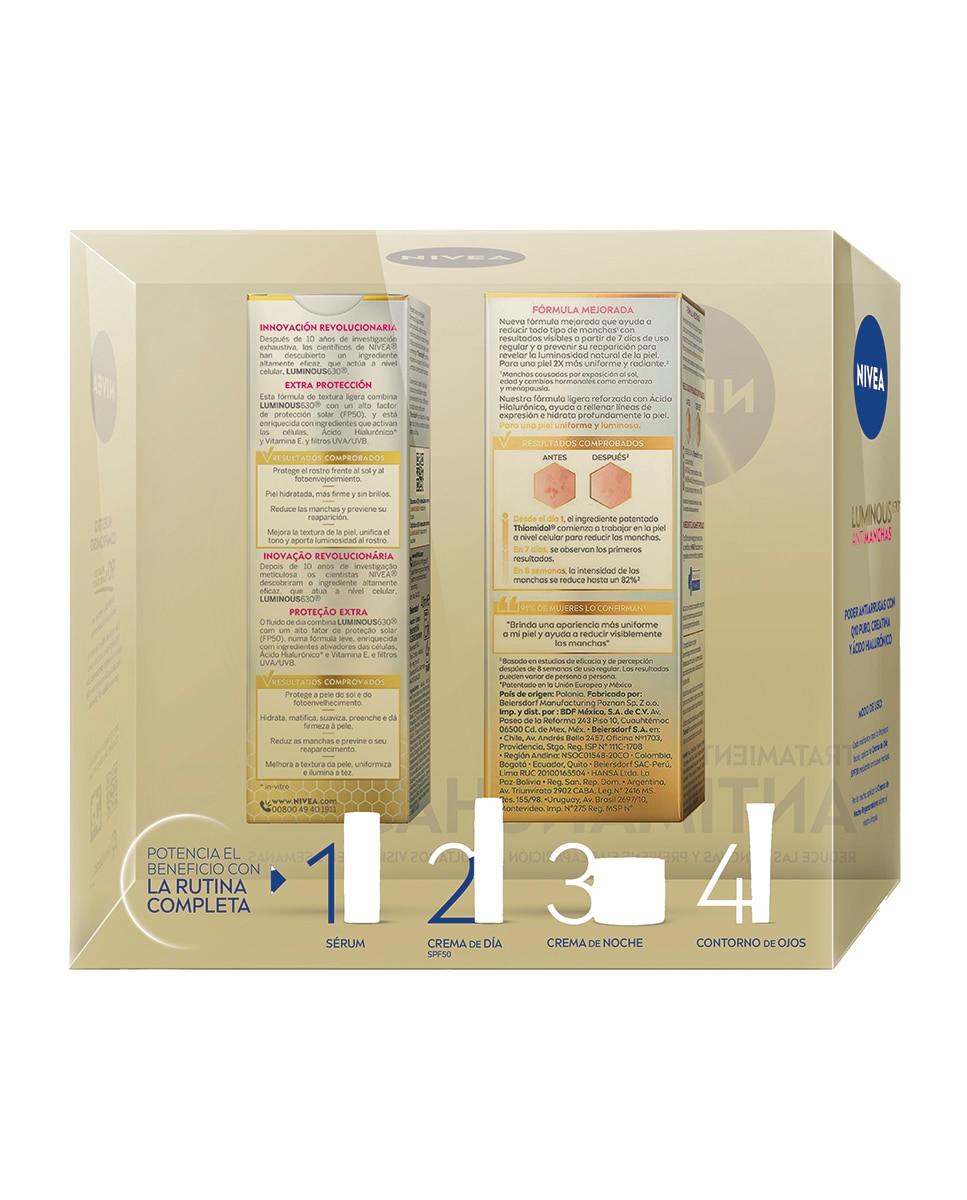 Imagen 2 de Pack Luminous Tratamiento Antimanchas Nivea