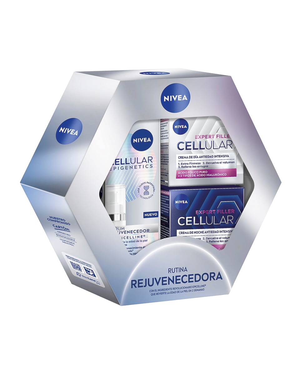 NIVEA - Pack Cellular Filler Epigenetics Rutina Rejuvenecedora Nivea.