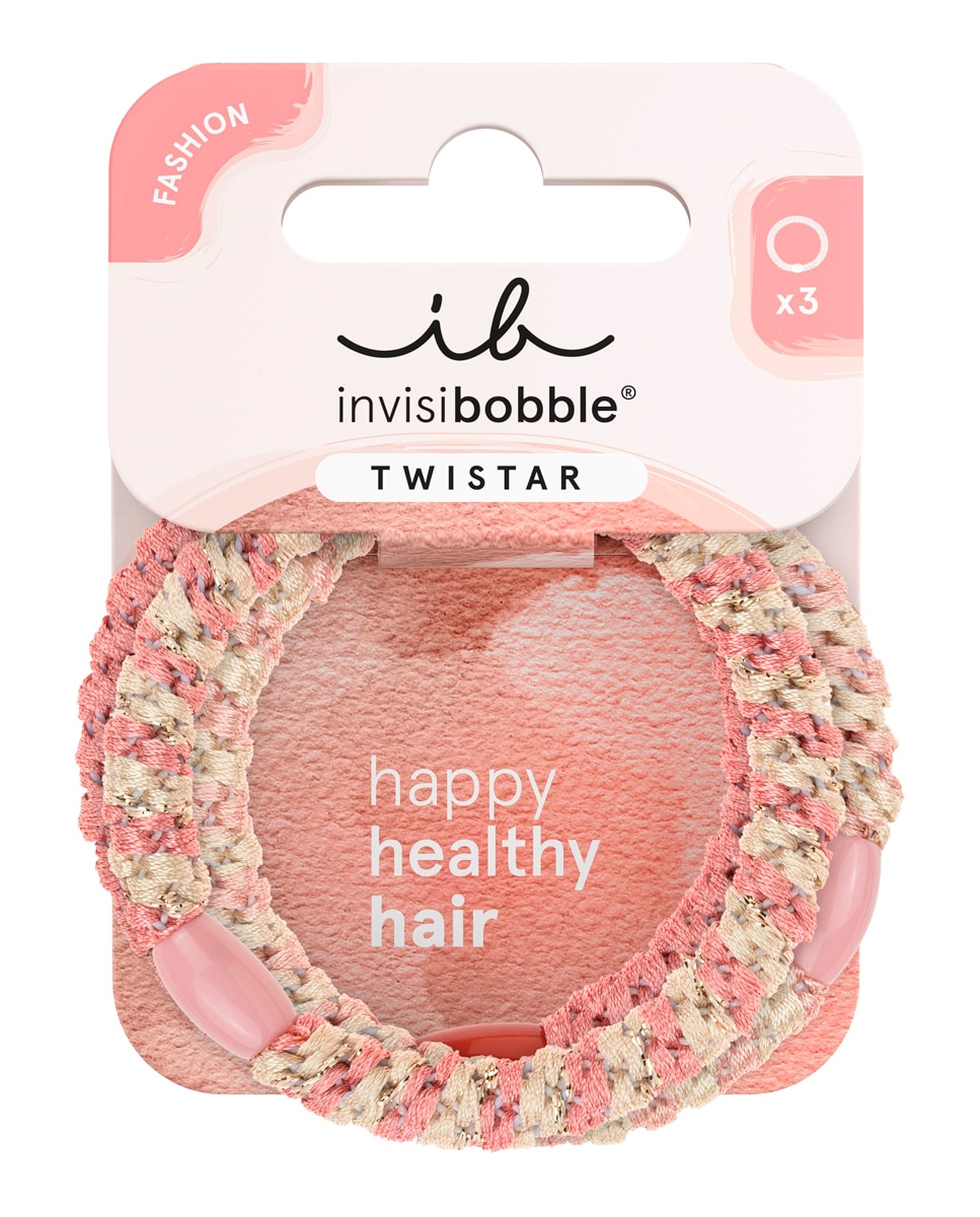 Imagen 0 de Set 3 coleteros TWISTAR Blush Braids Invisibobble