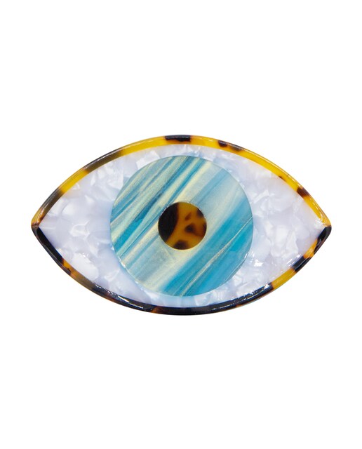 Imagen 0 de Pinza acetato Iris azul