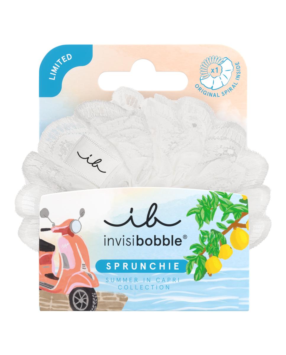 Imagen 0 de Coletero Sprunchie Blanco Bliss Invisibobble