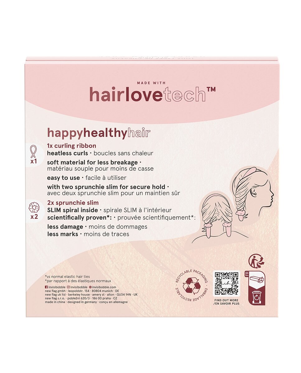 Set para rizos sin Calor - Handle with Curl Invisibobble 3