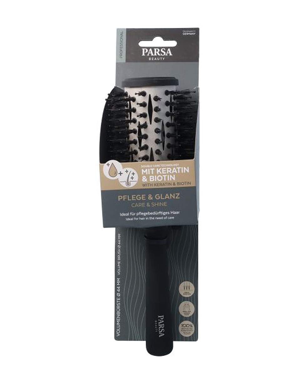 PARSA - Cepillo Redondo Para Secado Keratin Care & Shine 44Mm Parsa.