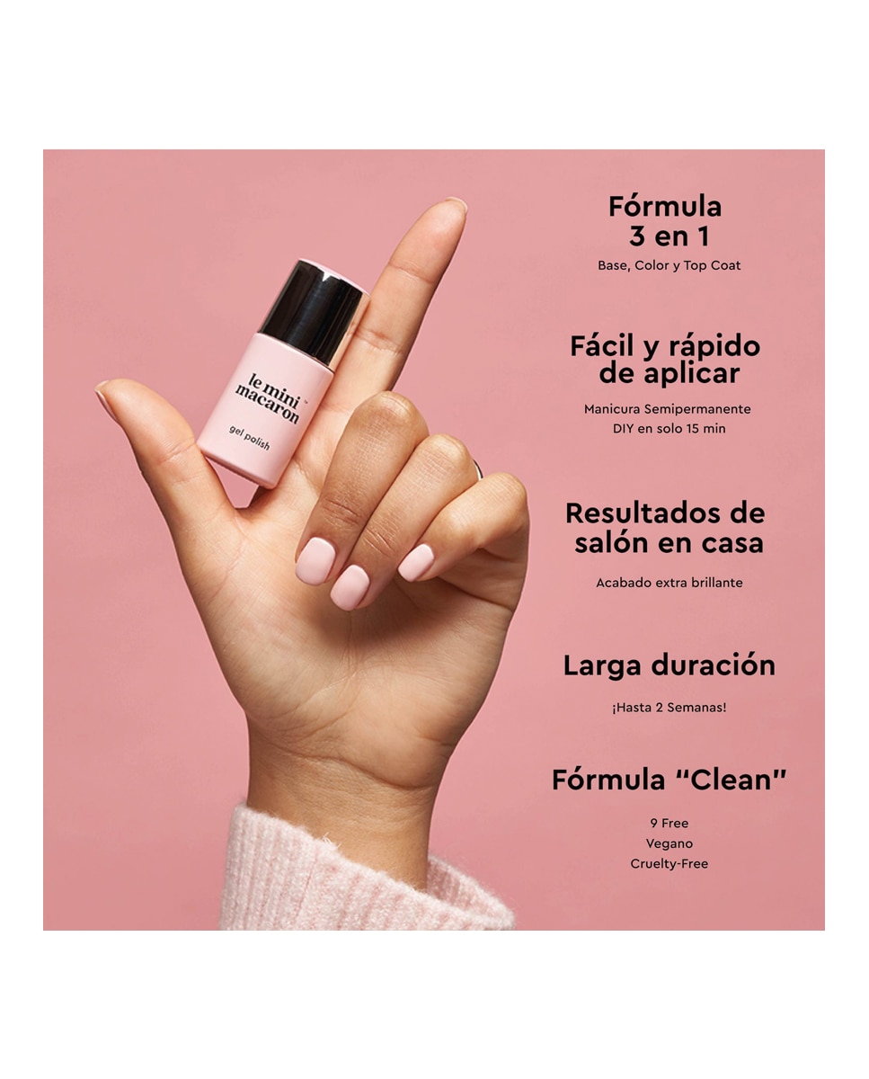 Kit de Manicura Cassis Semipermanente Le Mini Macaron 6
