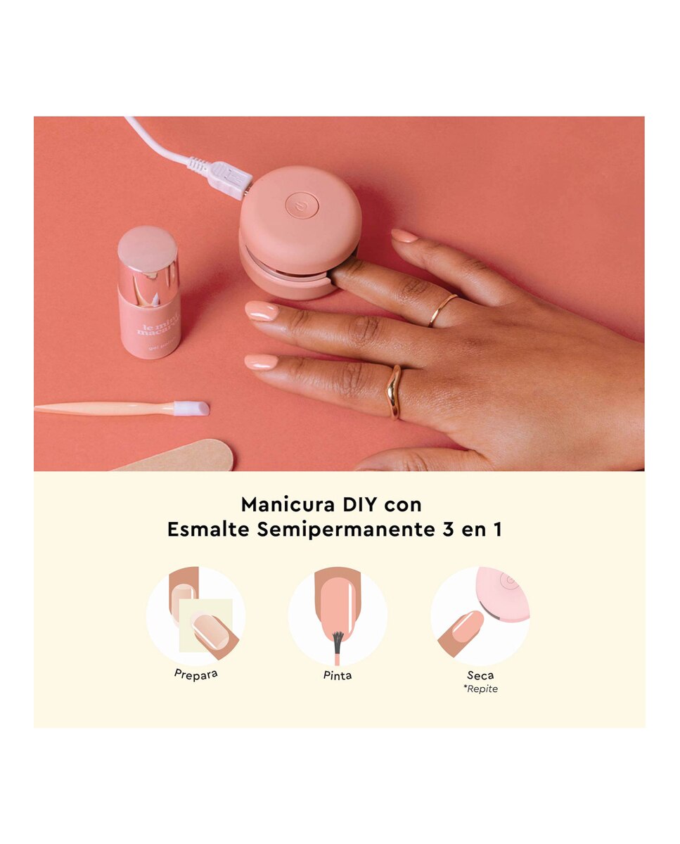 Kit de Manicura Semipermanente Le Mini Macaron - Praline Praline-4