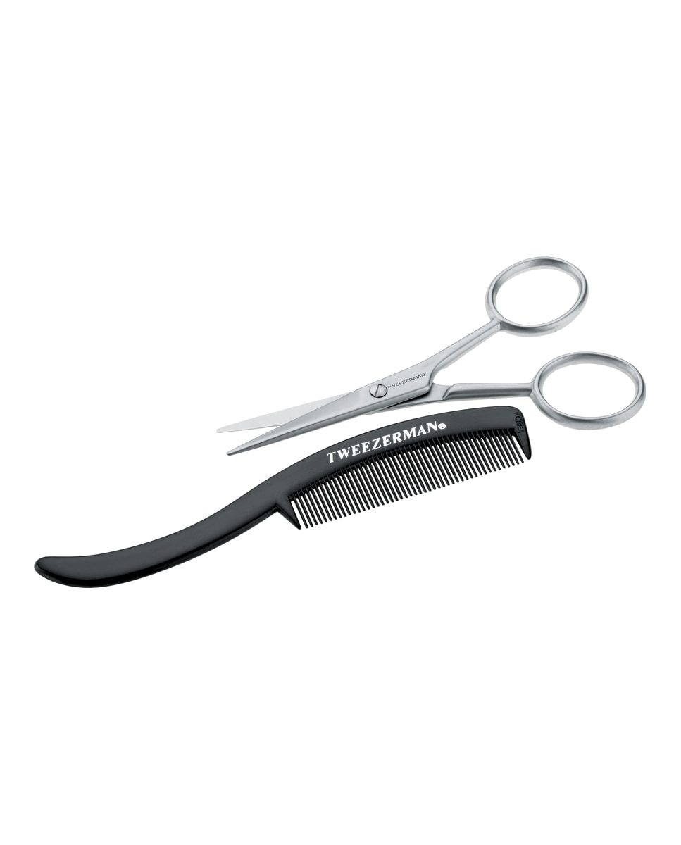 TWEEZERMAN - Tijeras y Peine Bigote GEAR Tweezerman.