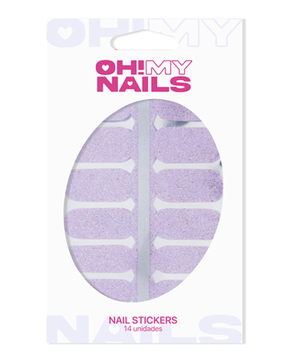 You Are The Princess - Pegatinas para Uñas Lila Glitter You Are The Princess.