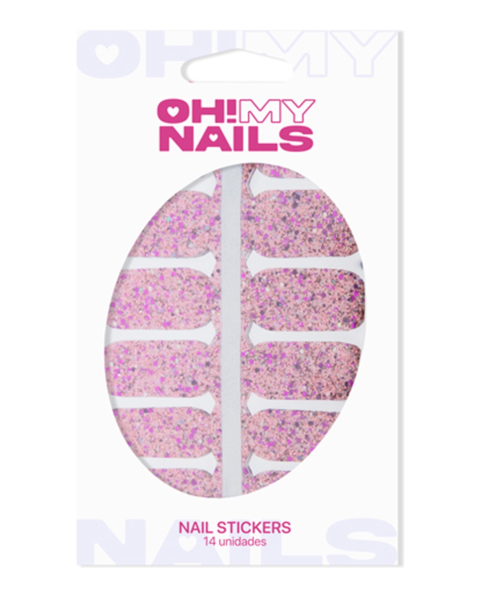 You Are The Princess - Pegatinas para Uñas Pink Glitter You Are The Princess.