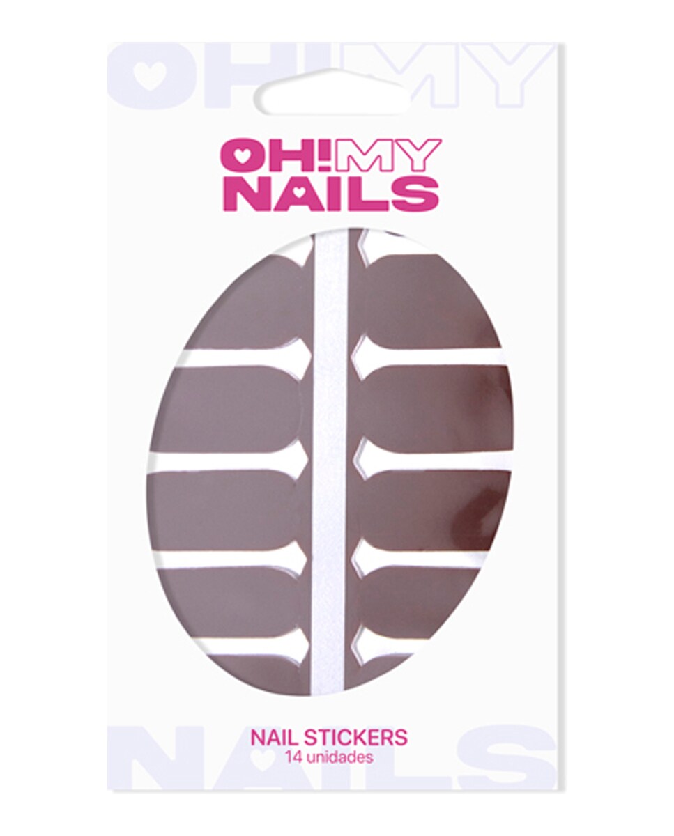 Omn - Pegatinas para Uñas Rojo Oscuro You Are The Princess 1