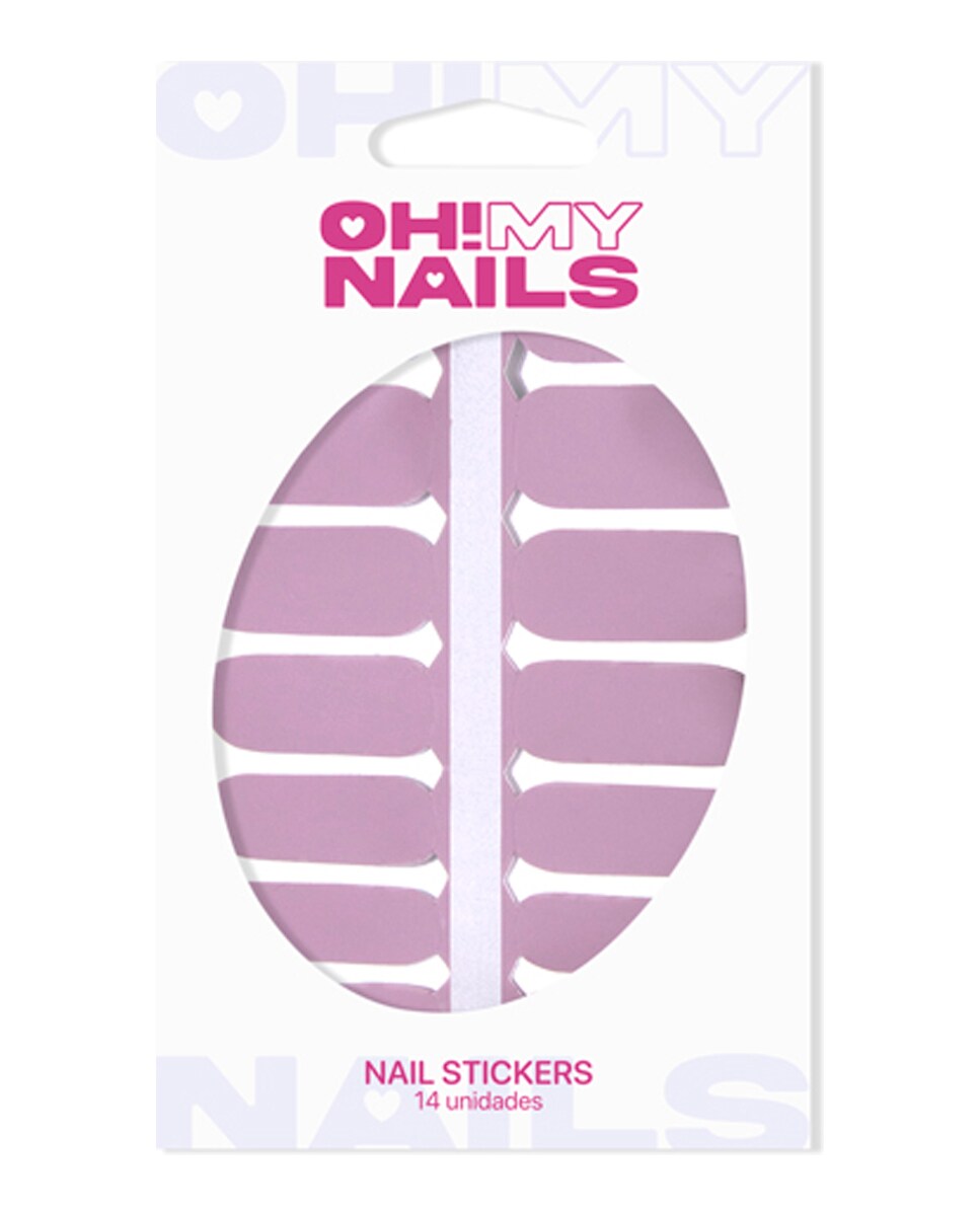 Omn - Pegatinas para Uñas Rosa Oscuro You Are The Princess 1