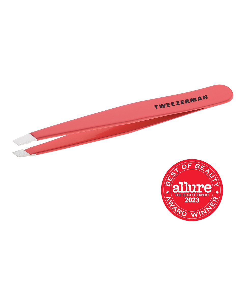 TWEEZERMAN - Pinza de depilar Slant Geranio Tweezerman.