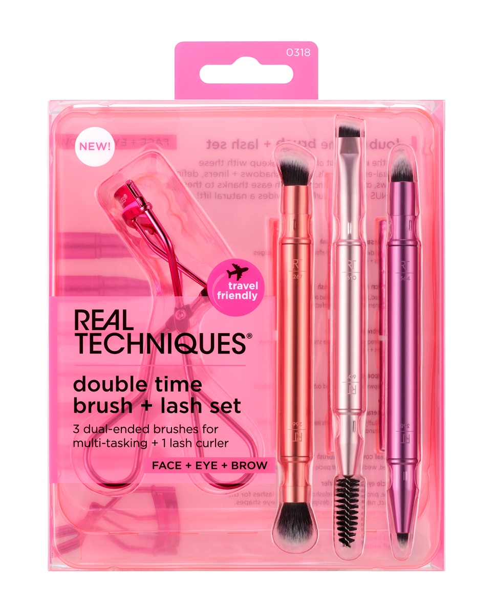 Imagen 0 de Estuche Regalo Brochas Double Time Retractable Real Techniques
