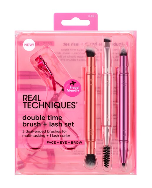 Imagen 0 de Estuche Regalo Brochas Double Time Retractable Real Techniques