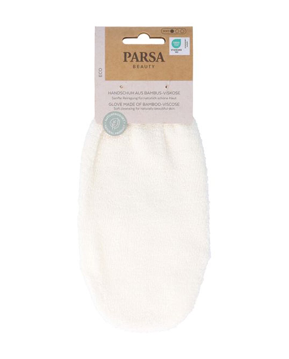 Imagen 0 de Guante De Cuidado Y Limpieza De Bambú Parsa Blanco