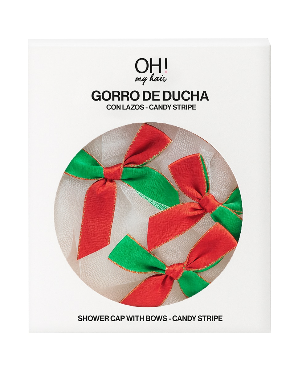 You Are The Princess - Gorro De Ducha Con Lazos Candy Stripe You Are The Princess.