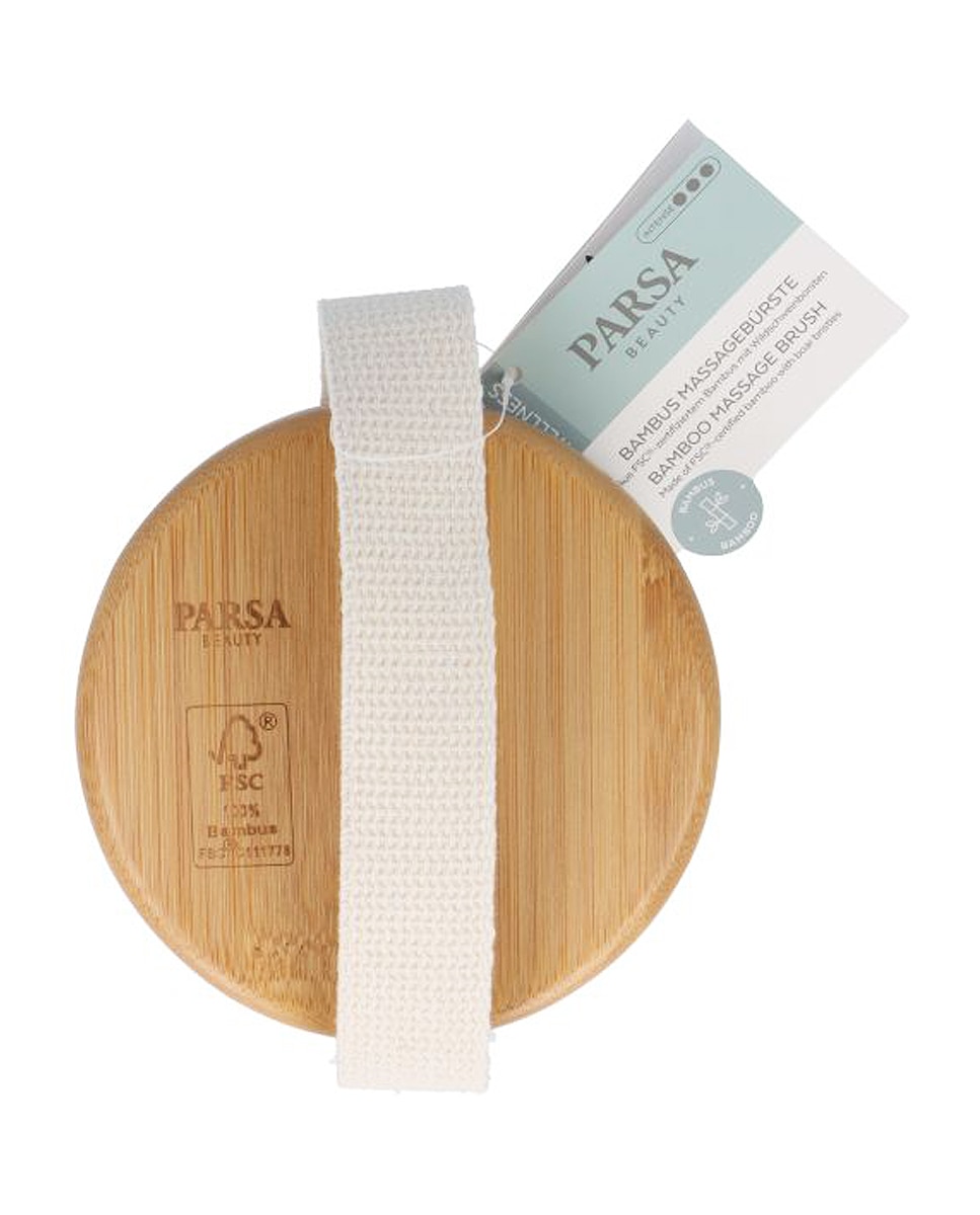 PARSA - Cepillo De Masaje Anti Celulitis De Bambú Parsa.