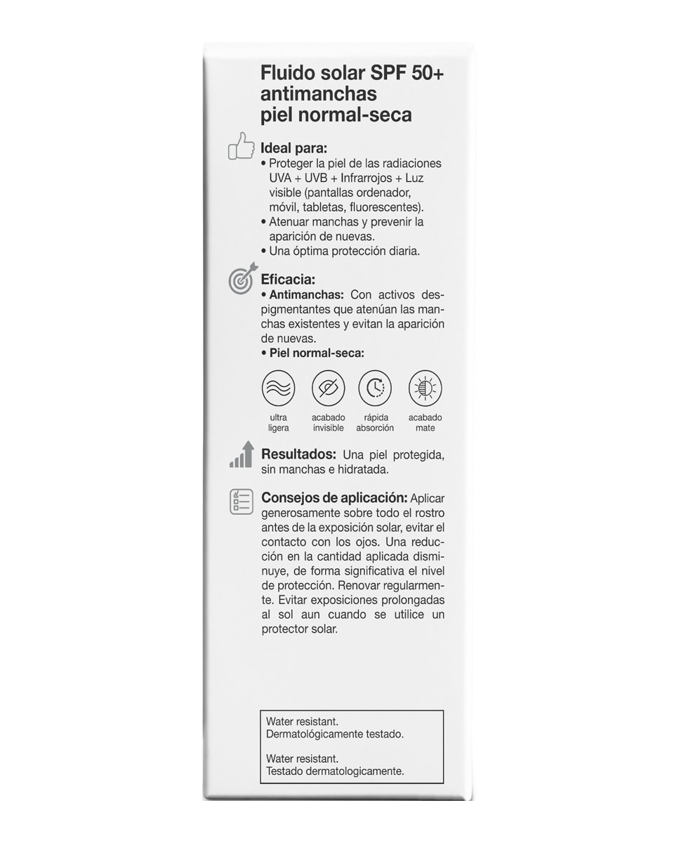 Fluido solar anti-manchas SPF 50+ Bella Aurora - 50 ml 5