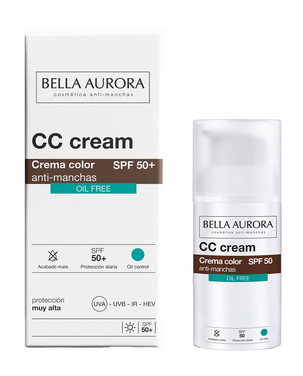 CC Cream SPF50+ Oil free Bella Aurora - 30 ml 2
