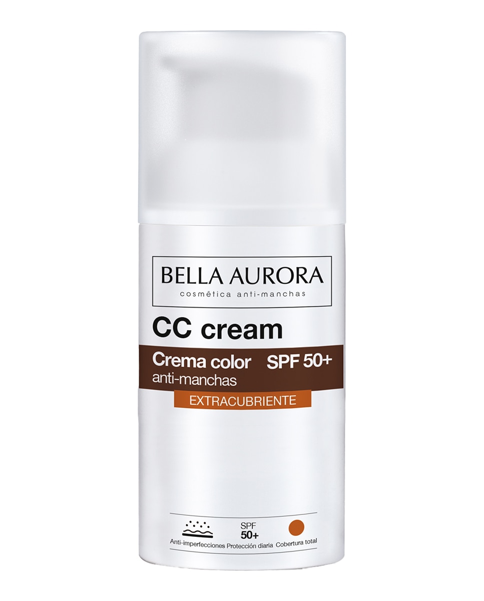 Bella Aurora - CC Cream SPF50+ anti-manchas extracubriente Bella Aurora.