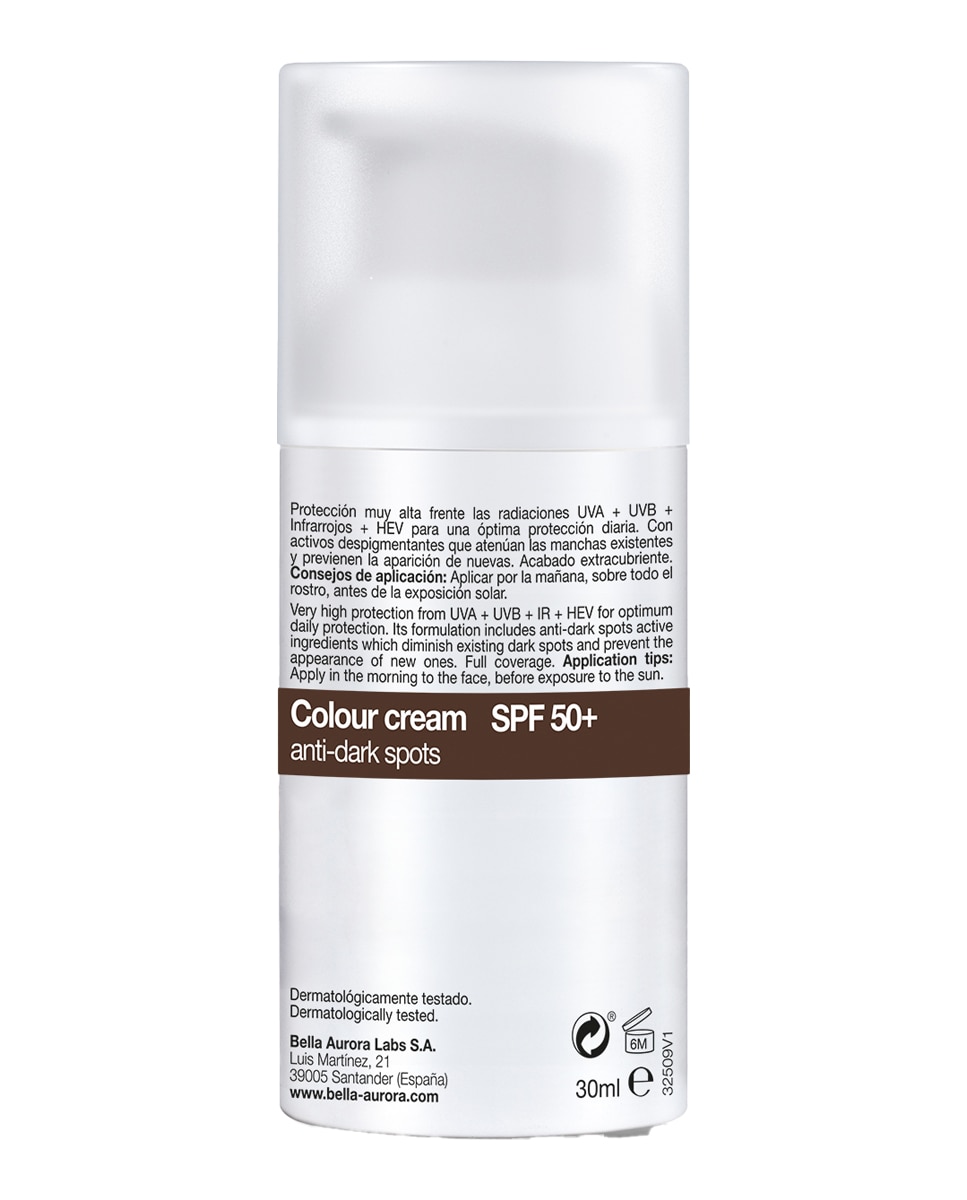 CC Cream SPF50+ anti-manchas extracubriente Bella Aurora - 30 ml 3
