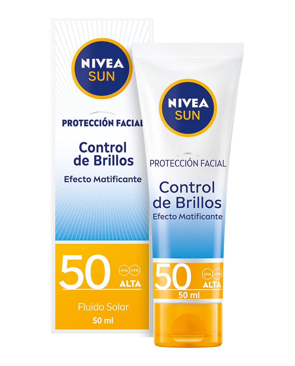 Crema solar facial FP 50 UV Control de Brillos 50 ml Nivea 1