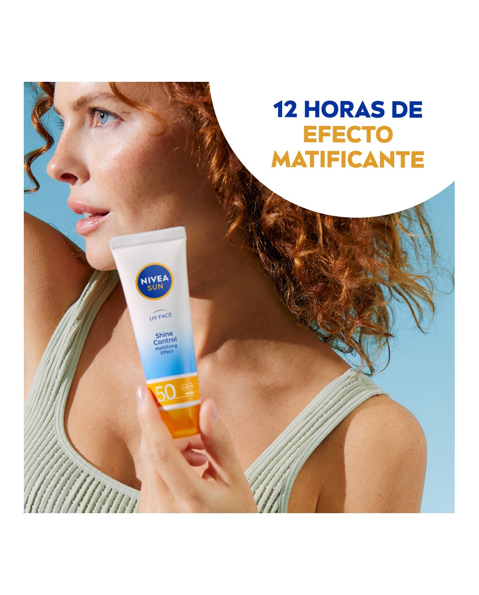 Crema solar facial FP 50 UV Control de Brillos 50 ml Nivea 6