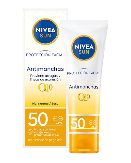 Imagen 0 de Crema solar facial Q10 FP50 UV Antiedad & Antimanchas 50 ml Nivea