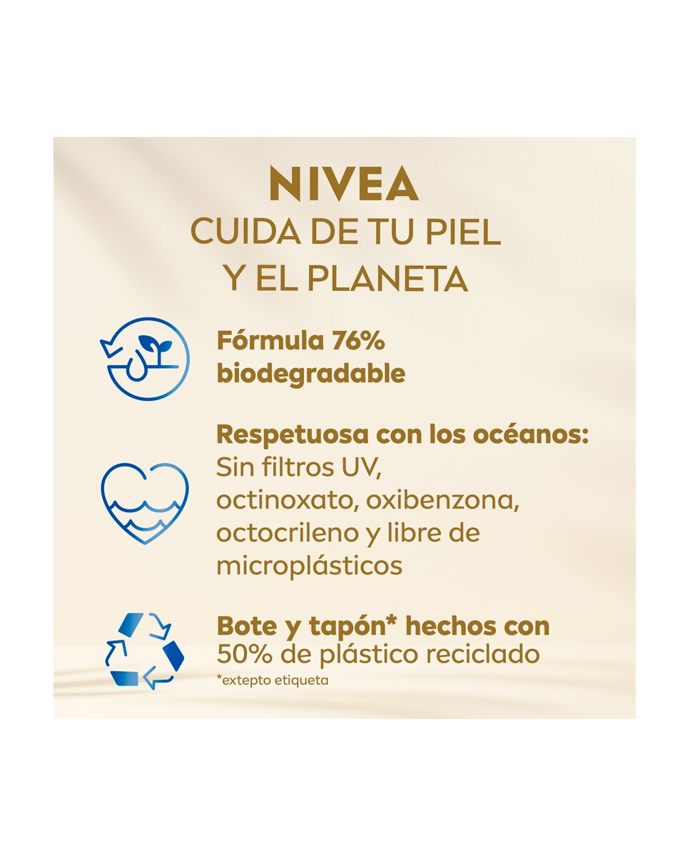 Crema Fluido Facial Ultraligero Triple Protección FP50+ Nivea 6