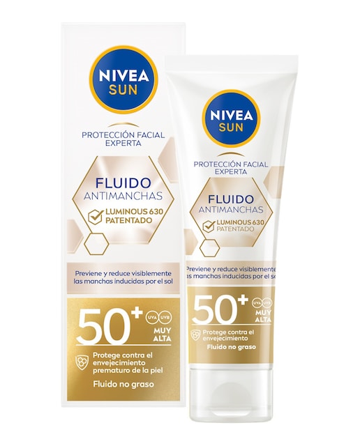 Imagen 0 de Protección Solar Facial Luminous 630 Fluido Solar Antimanchas SPF50 Nivea
