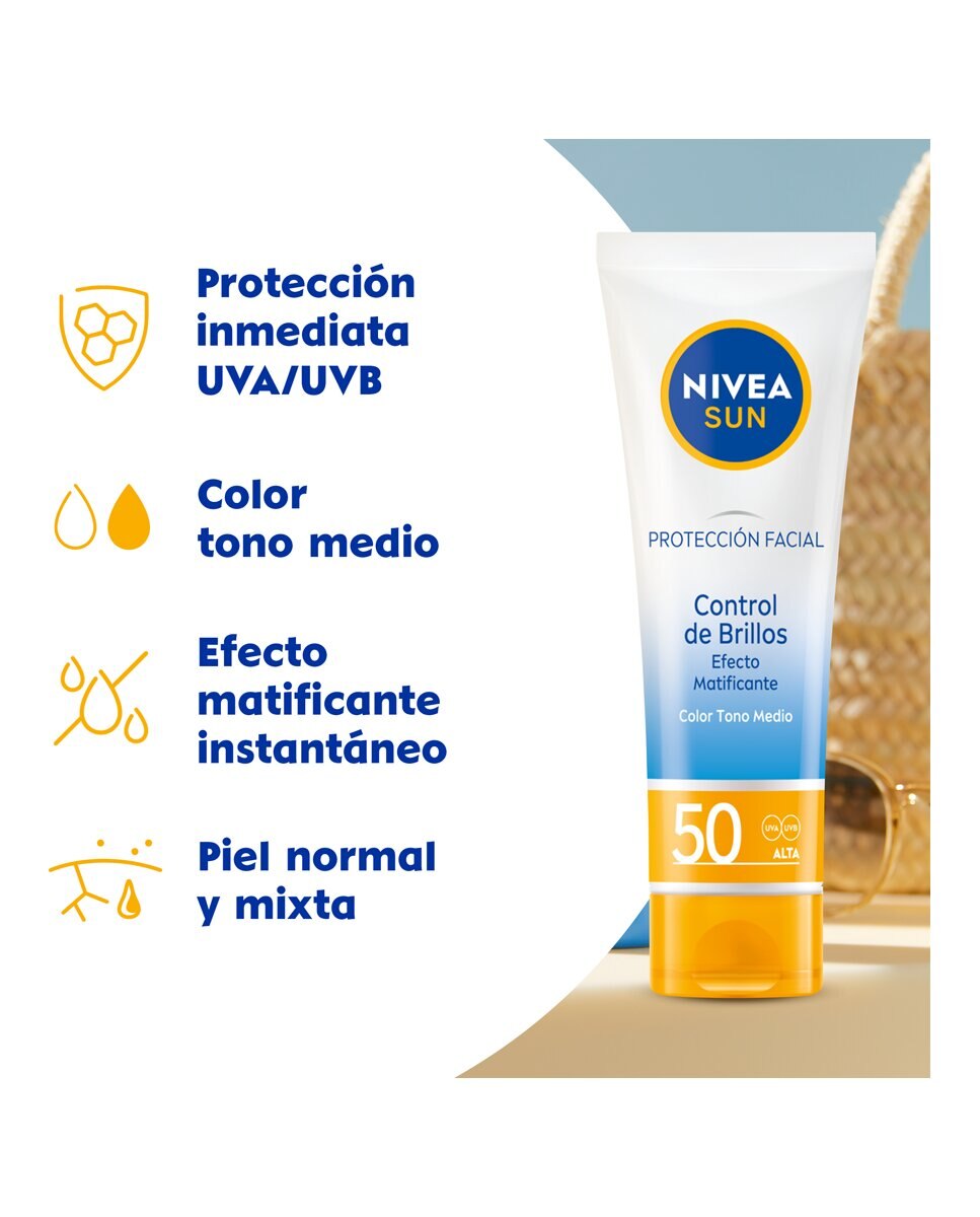 Protección Solar Facia uminous 630 Fluido Solar Antimanchas SPF50 Nivea 3