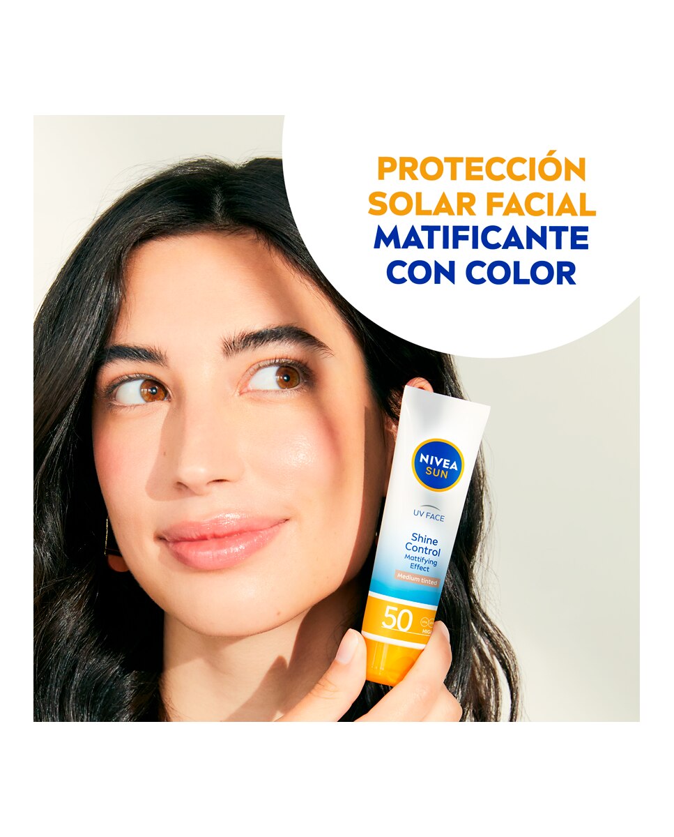 Protección Solar Facia uminous 630 Fluido Solar Antimanchas SPF50 Nivea 5