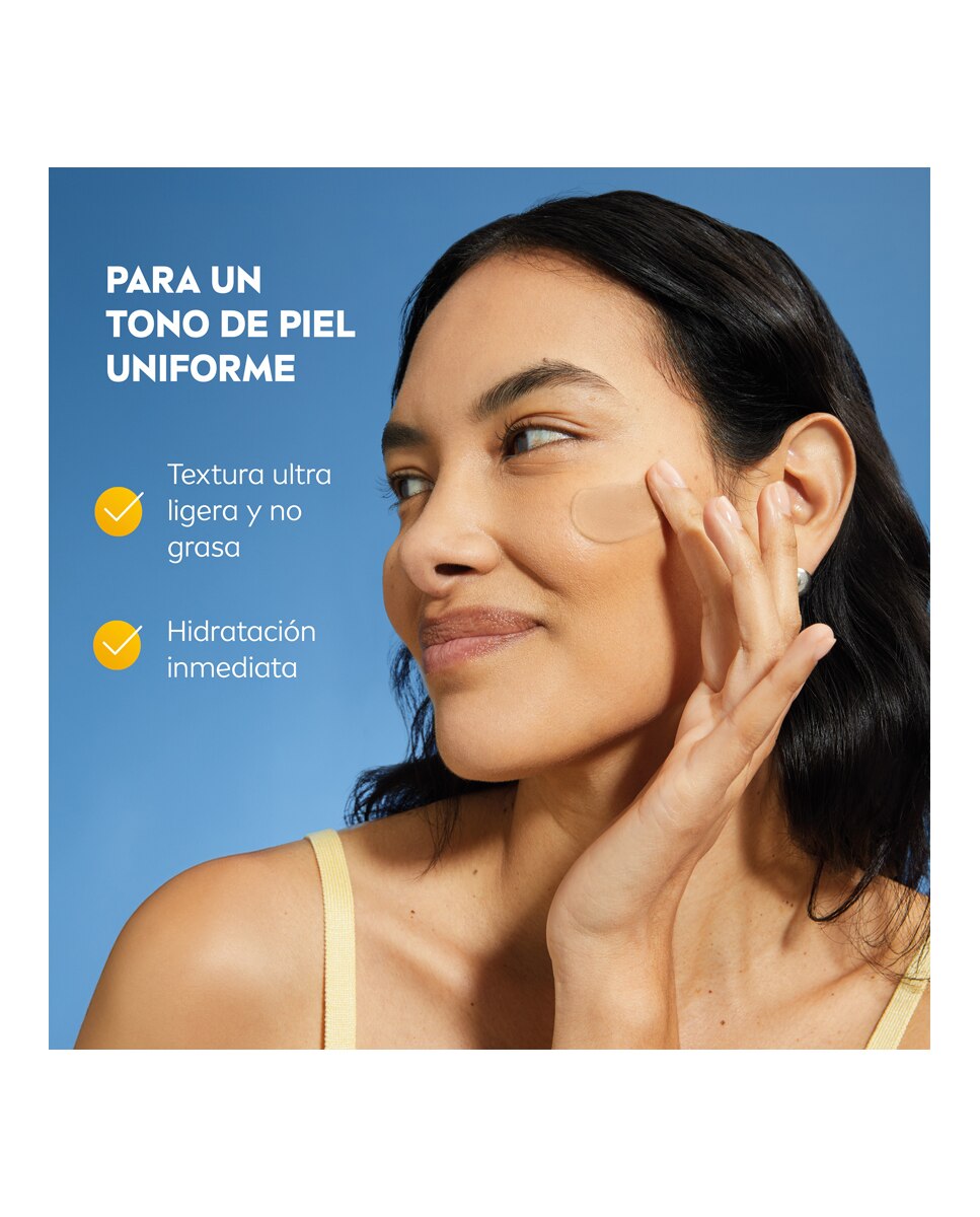 Protector Facial UV Face Fluido Diario Ultra Ligero SPF50+ 40 ml Tono Medio Nivea - 40 ml 4