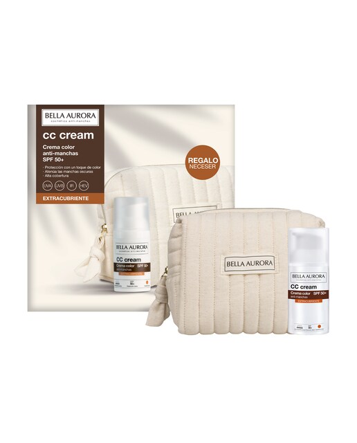 Imagen 0 de Pack Cc Cream Antimanchas Spf 50+ Extra Cubriente Bella Aurora