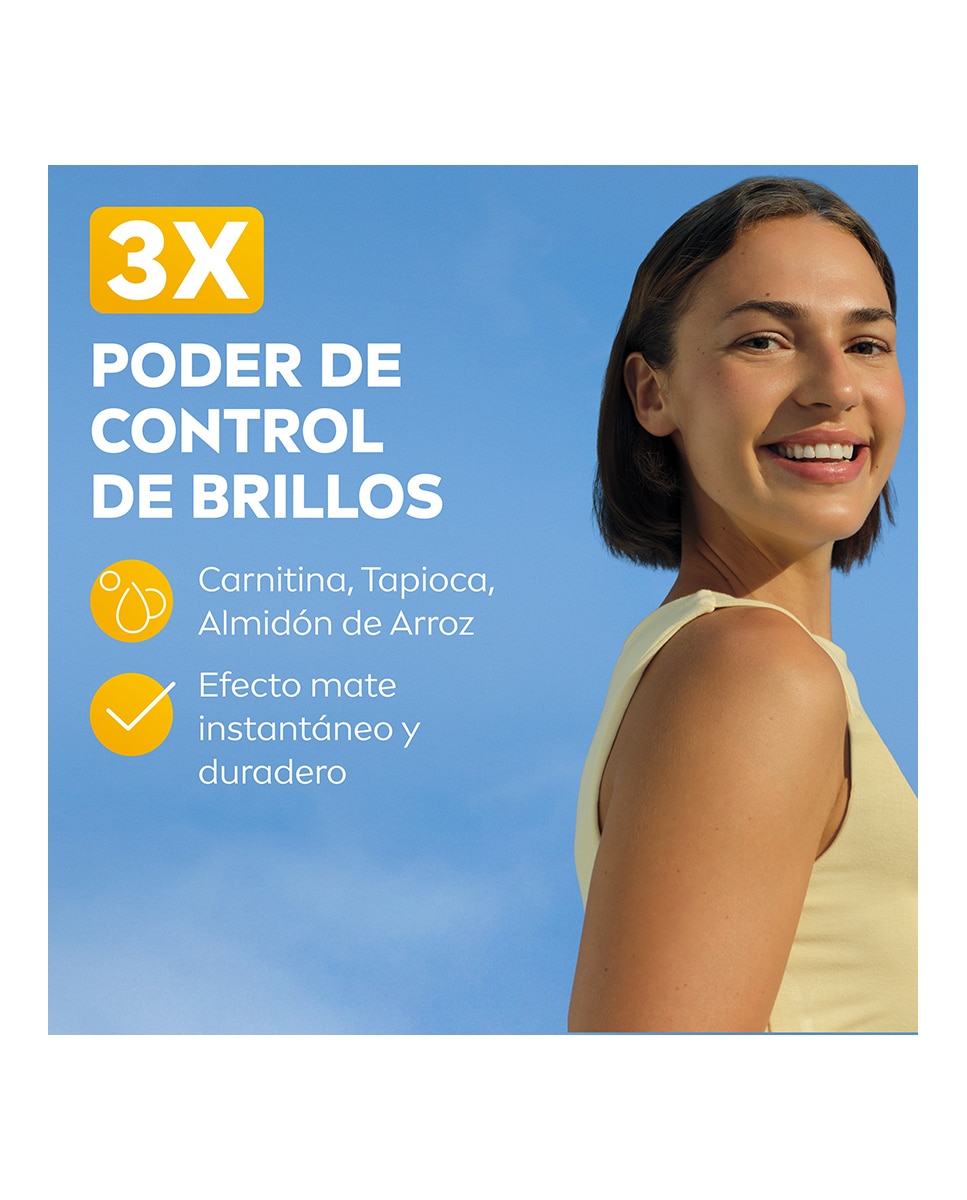 Protección Facial Uv Control De Brillos Transpirable Spf 50+ Nivea 5