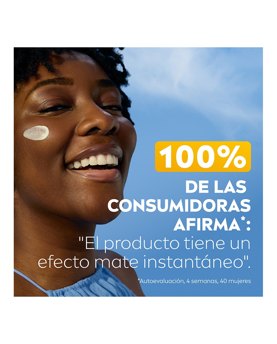 Protección Facial Uv Control De Brillos Transpirable Spf 50+ Nivea 7