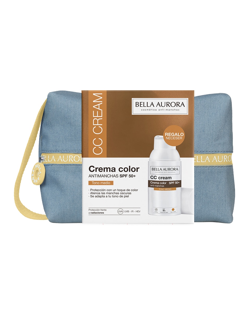 Estuche Regalo Solar Cc Cream Tono Medio  Bella Aurora 2