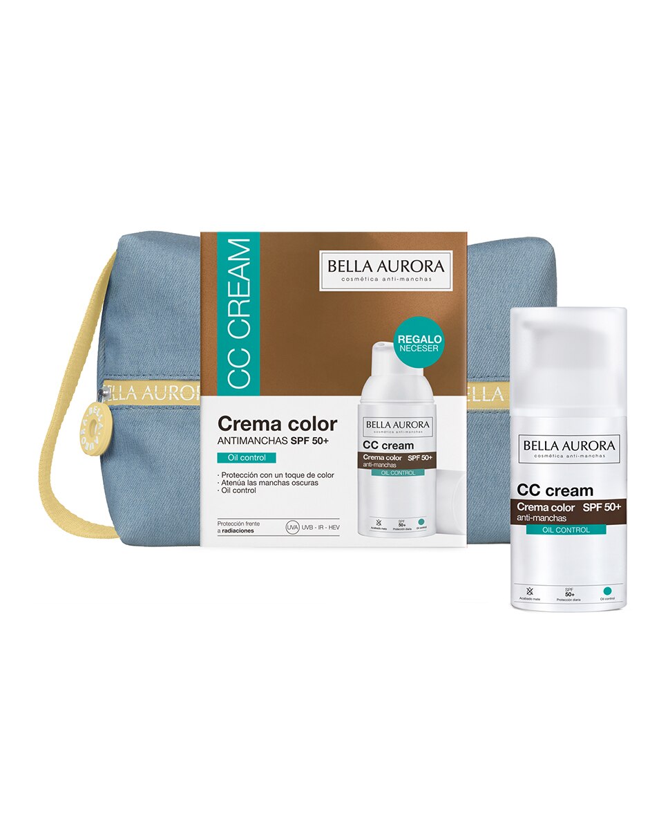 Imagen 0 de Estuche Regalo Solar Cc Cream Oil Control Bella Aurora