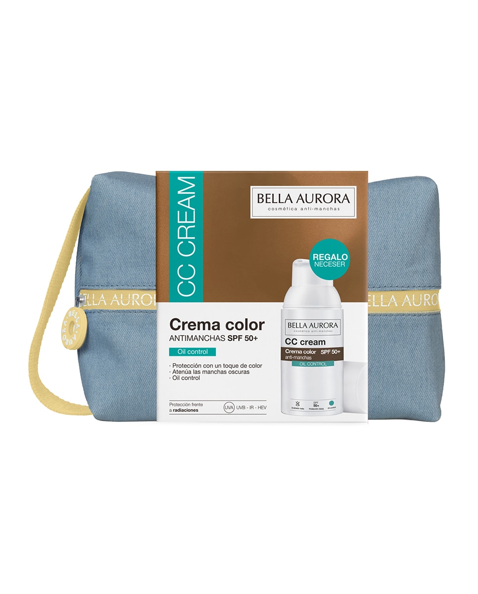 Estuche Regalo Solar Cc Cream Oil Control  Bella Aurora 2