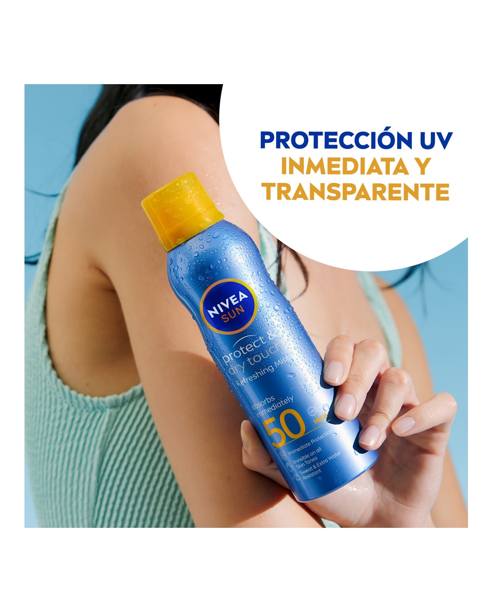 Spray Bruma Solar Invisible FP 50 Protege & Refresca 200 ml Nivea - 200 ml 4