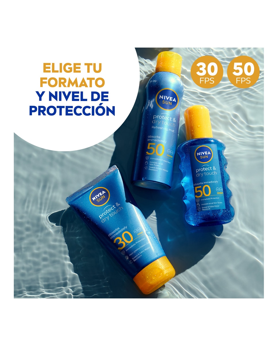 Spray Bruma Solar Invisible FP 50 Protege & Refresca 200 ml Nivea - 200 ml 6