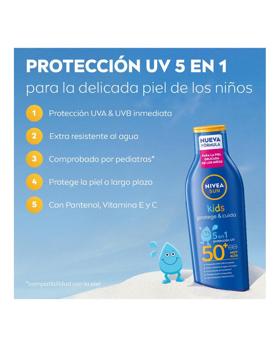Leche Solar Niños FP 50+ Protege & Juega 200 ml Nivea - 200 ml 2