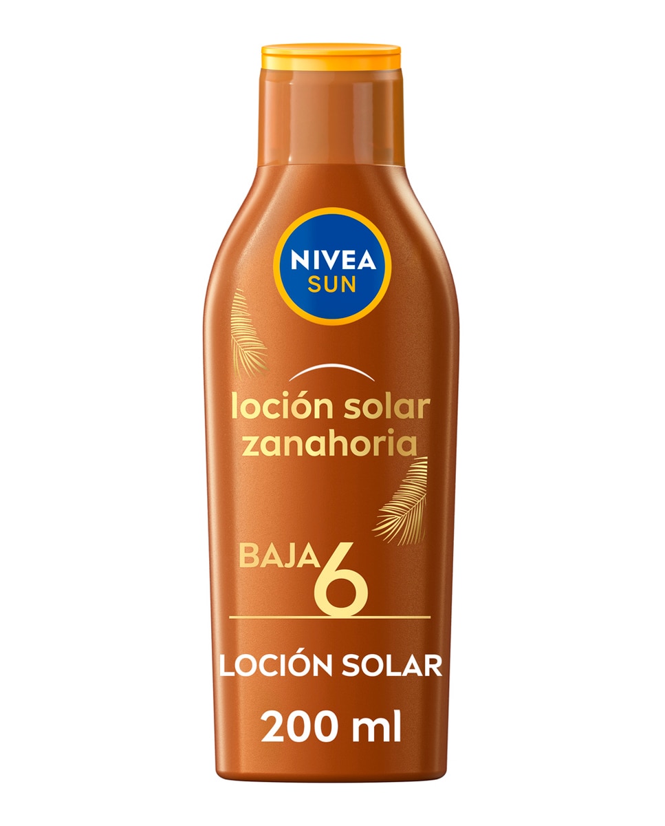 Leche Solar Zanahoria Bronceado intenso FP 6 200 ml Nivea - 200 ml 1