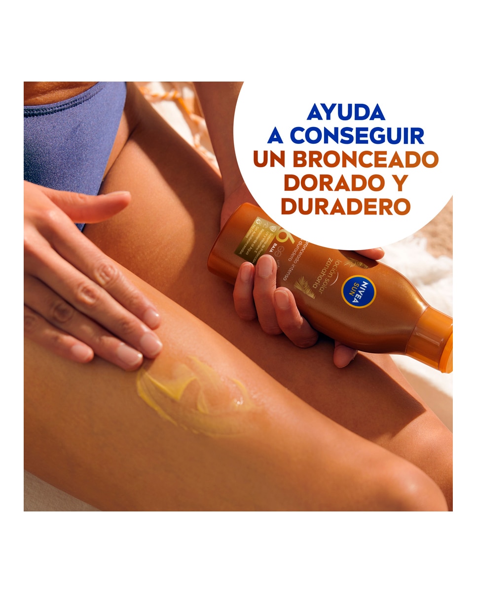 Leche Solar Zanahoria Bronceado intenso FP 6 200 ml Nivea - 200 ml 3