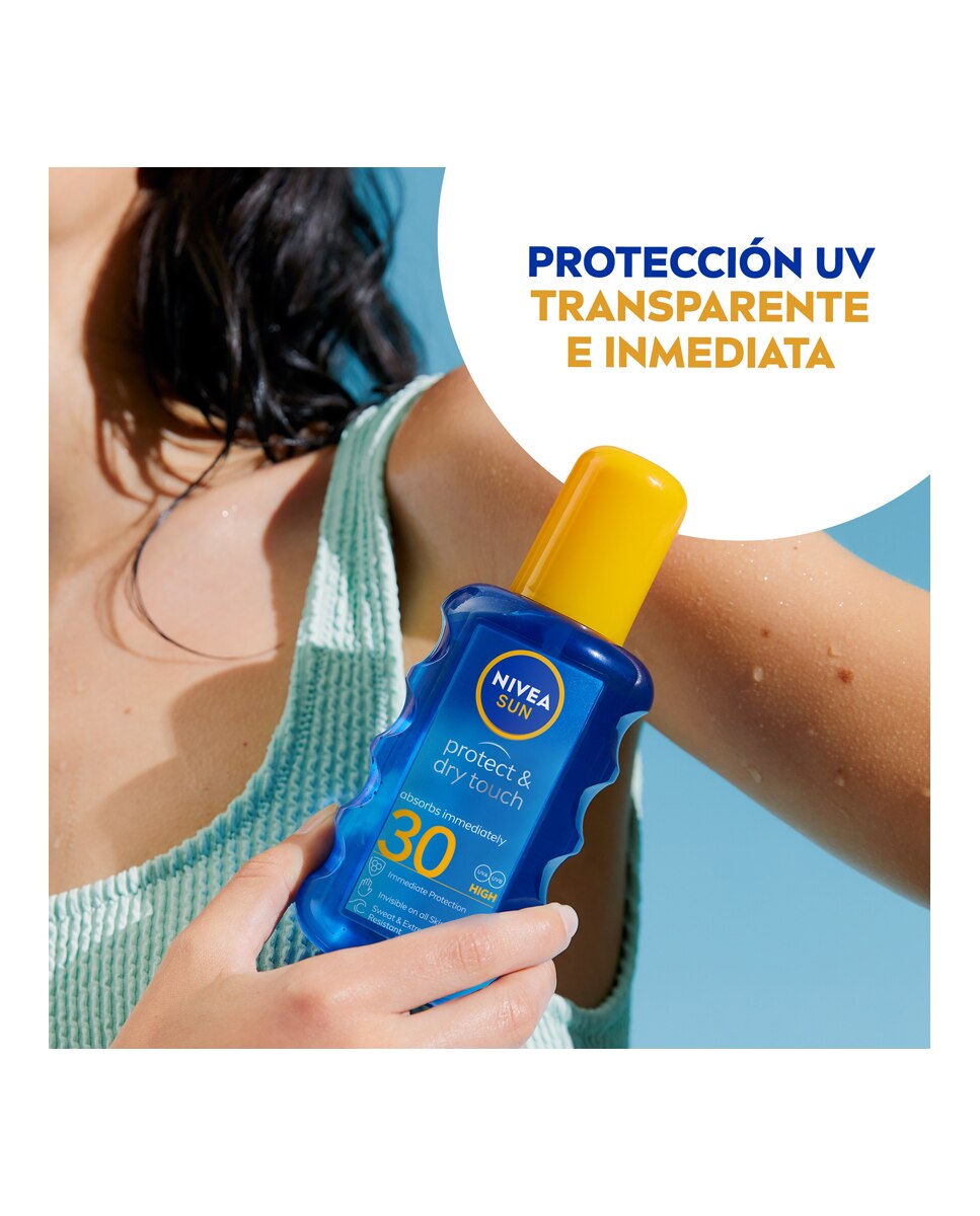 Spray Solar Invisible FP 30 Protege & Refresca 200 ml Nivea - 200 ml 3